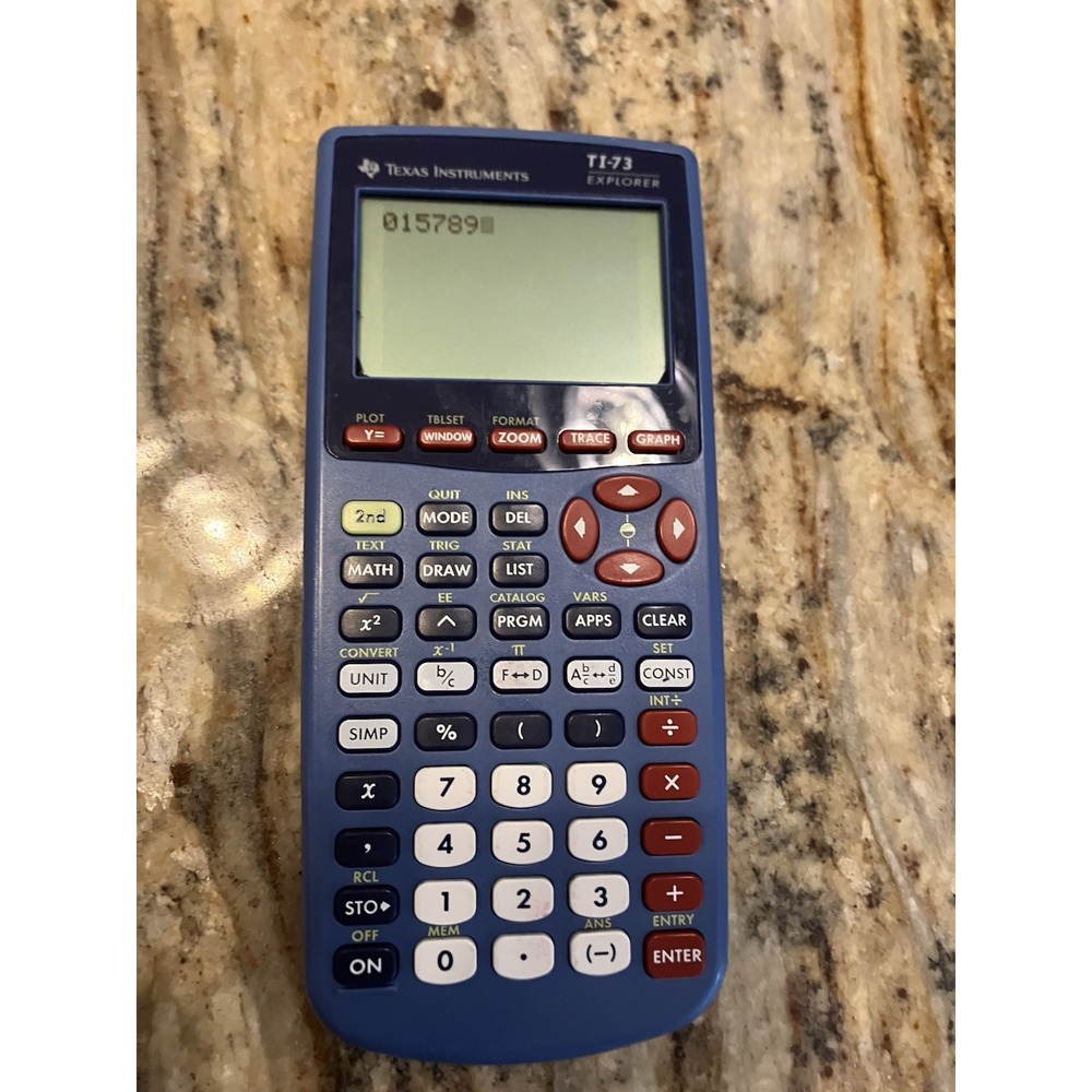 Texas Instruments TI-73 Explorer Graphing Calculator Fractions Math Multiply - Picture 4 of 5